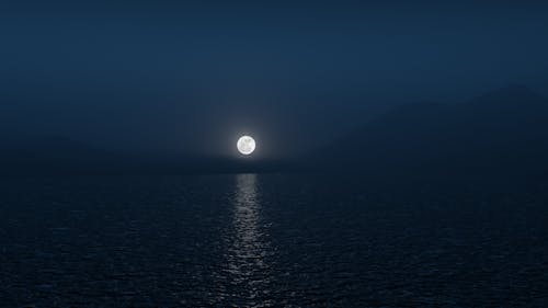 Fotos de stock gratuitas de anochecer, cielo nocturno, Luna llena