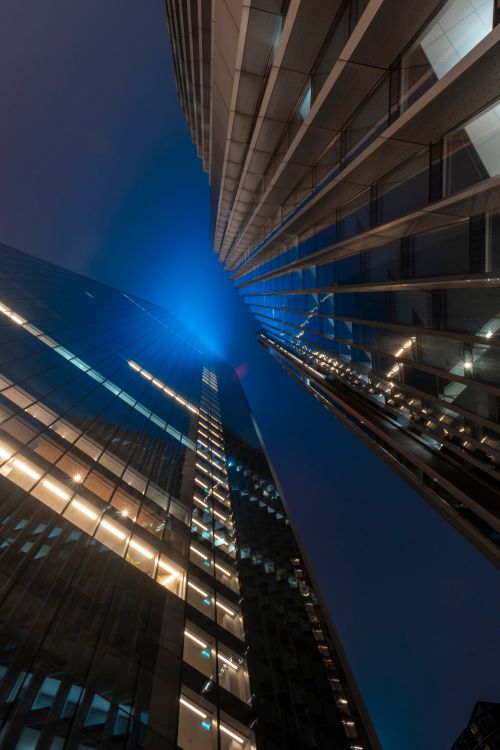 Modern Architectural Design of a High Rise Buildings · Free Stock Photo