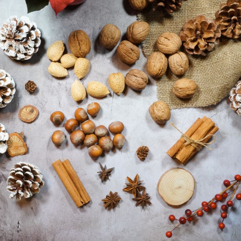 Instant Pot Persimmon Walnut Salad with Star Anise