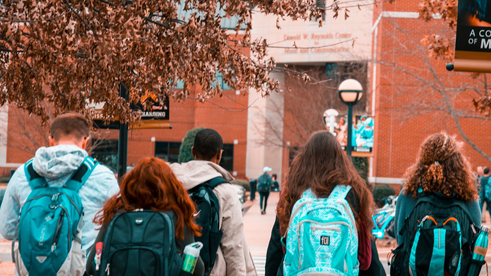 University campus students