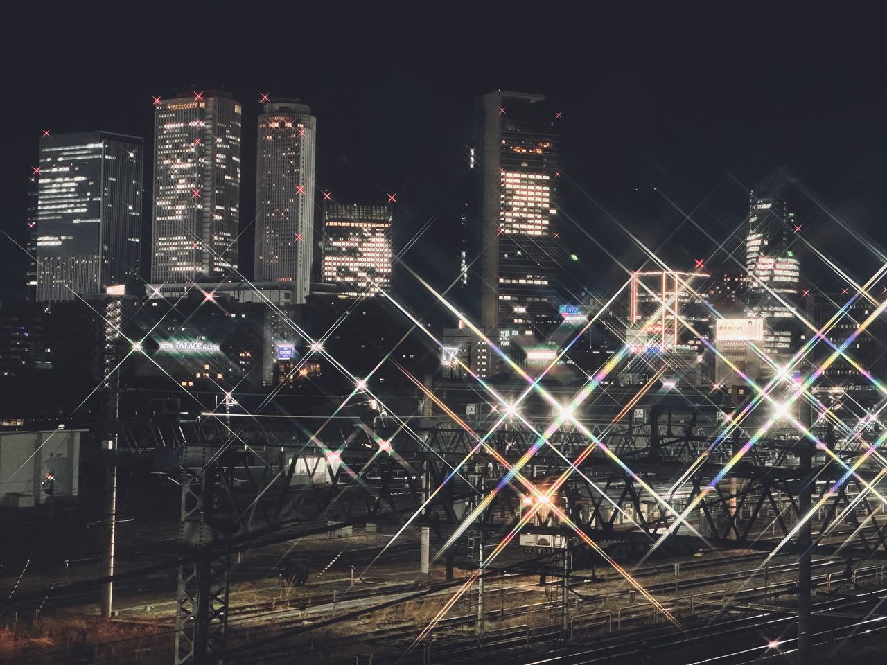 dazzling view of nagoya s skyline at night showcasing illuminated skys