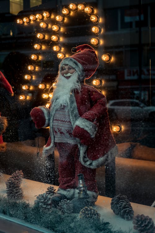 Immagine gratuita di babbo natale, coni, decorazione