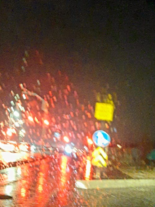 Free stock photo of at night, blurred, city traffic