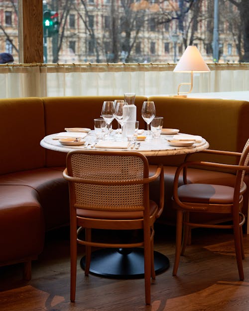 Empty Table in Restaurant