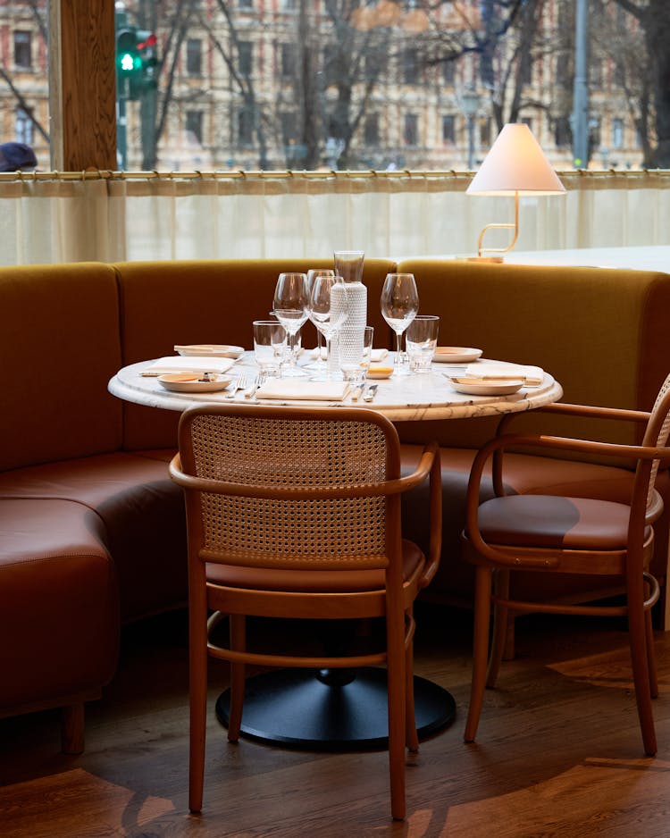 Empty Table In Restaurant