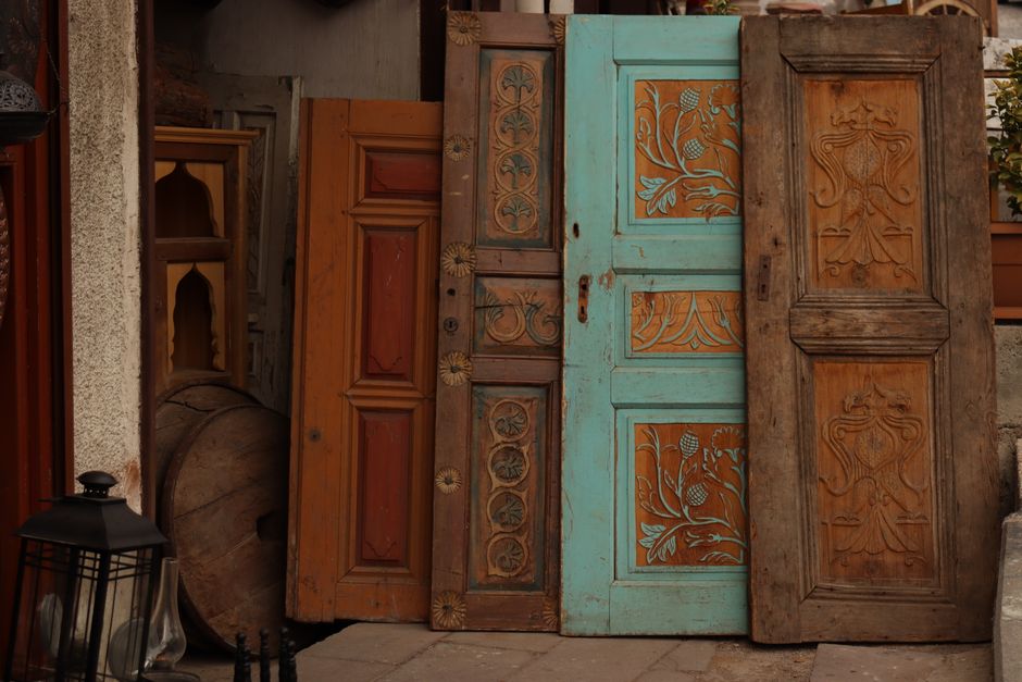 How to Turn Old Doors into Unique Furniture Pieces
