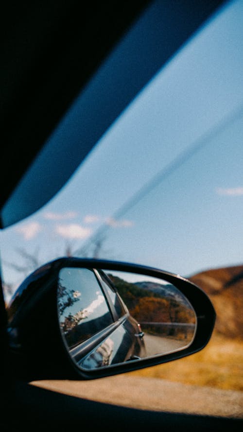 View in a Side Car Mirror