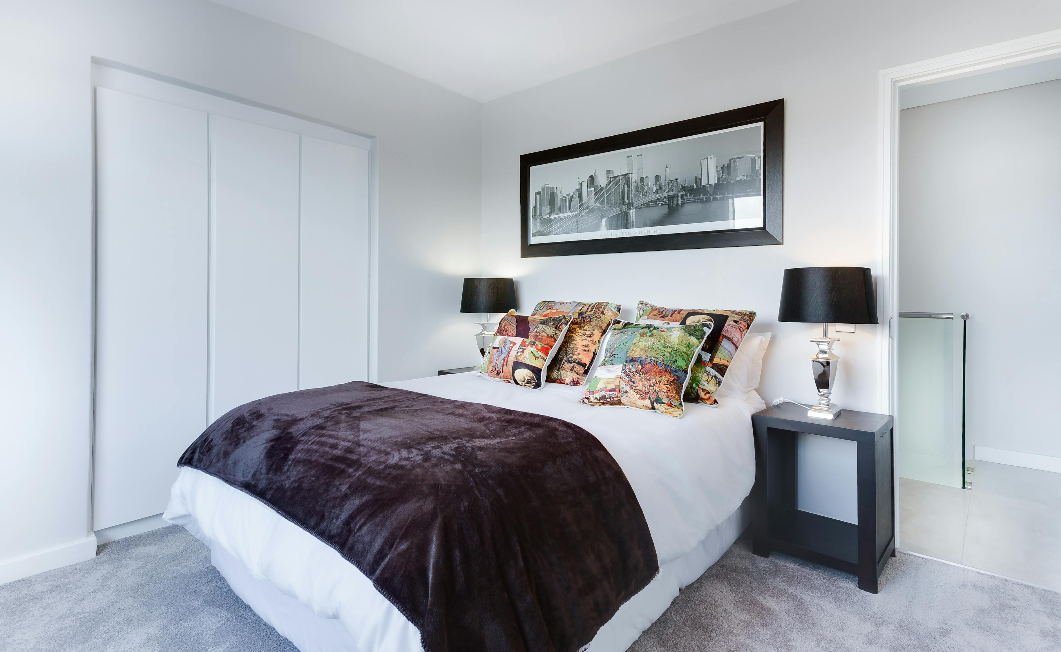 Bedroom Decorated In Fur