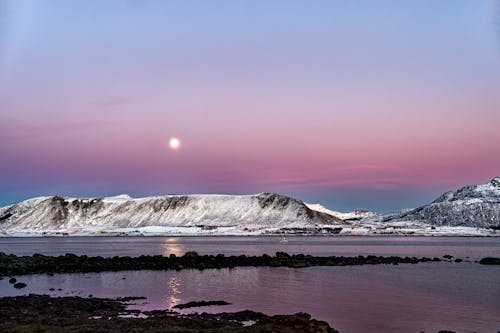 Moonlight reflections in water