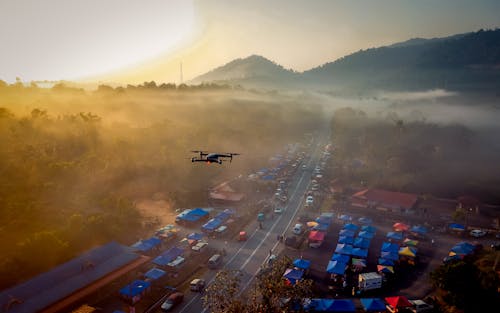 Základová fotografie zdarma na téma dron, elektronika, létání