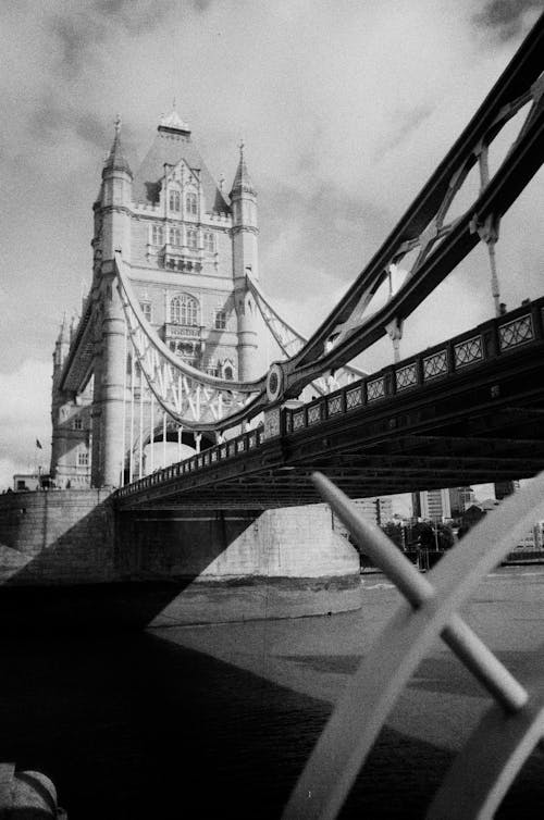 倫敦, 吊橋, 垂直拍摄 的 免费素材图片