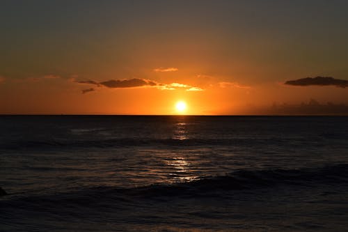 A Beautiful Sunset on the Beach