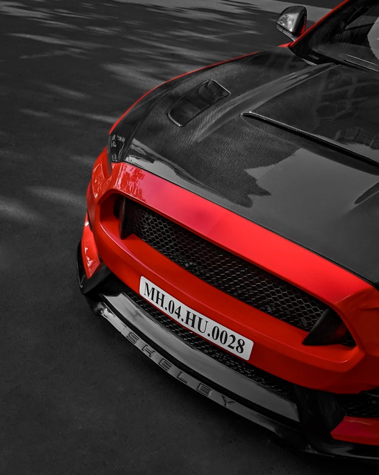 Red And Black Chevrolet Camaro