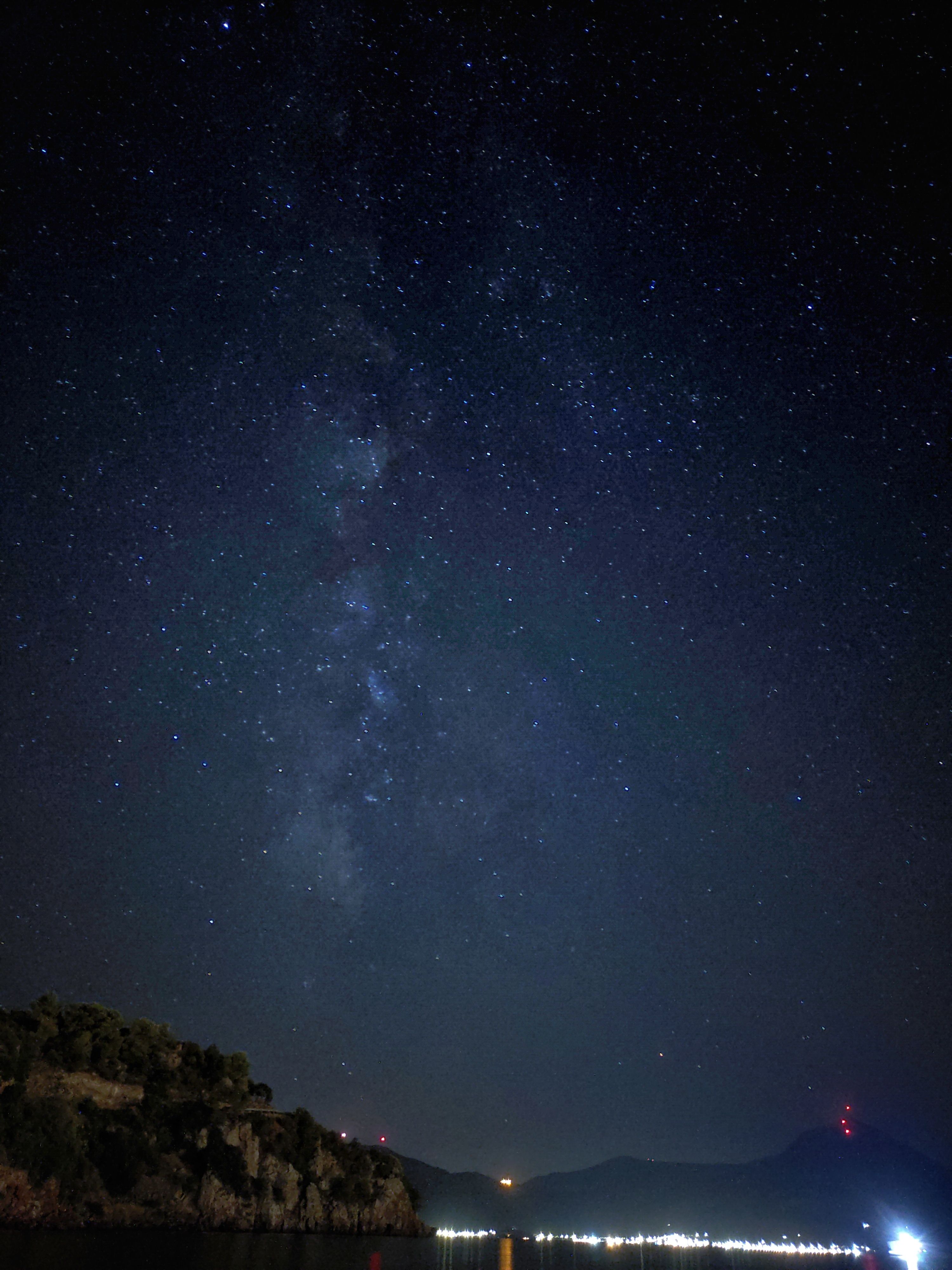 Milky Way Galaxy on a Starry Night Sky · Free Stock Photo