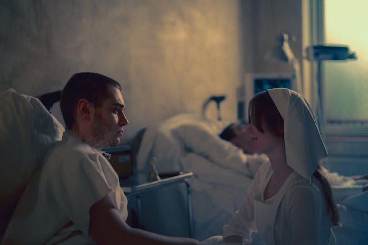 Nurse And Patient In A Hospital