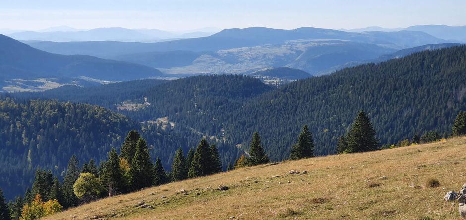Ski slopes at Jahorina Olympic Center near Sarajevo, Bosnia and Herzegovina
