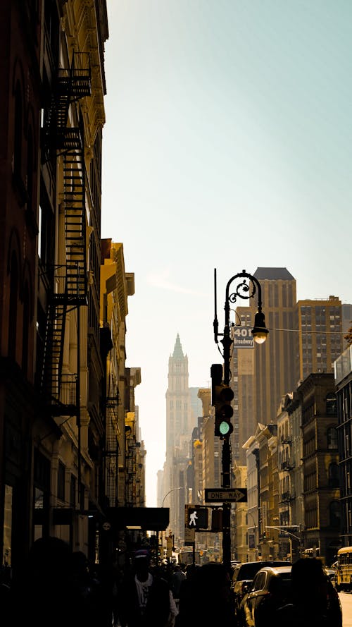 City Street à New York, New York, états Unis