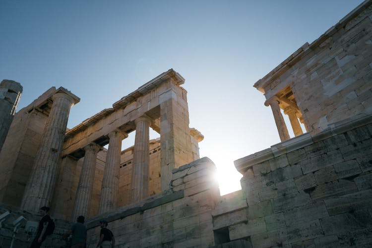 Sunset At Ancient City Ruins