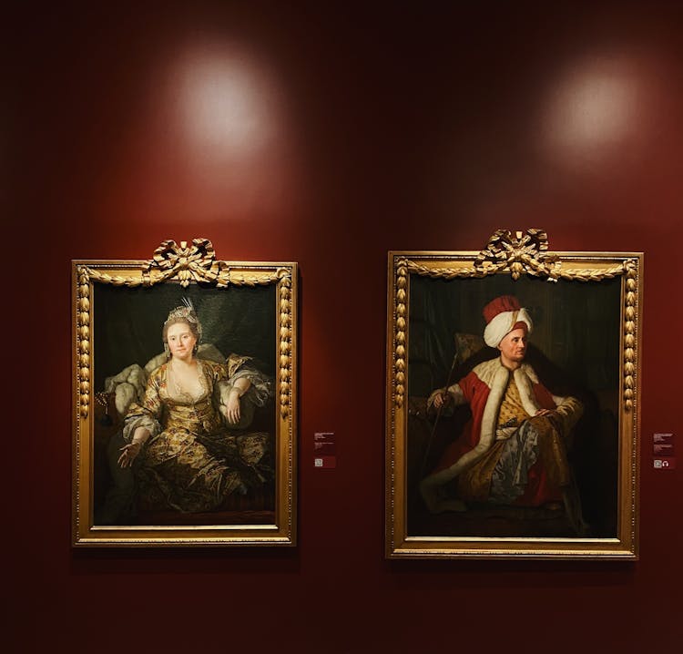 Paintings Of Antoine De Favray Hanging In The Pera Museum