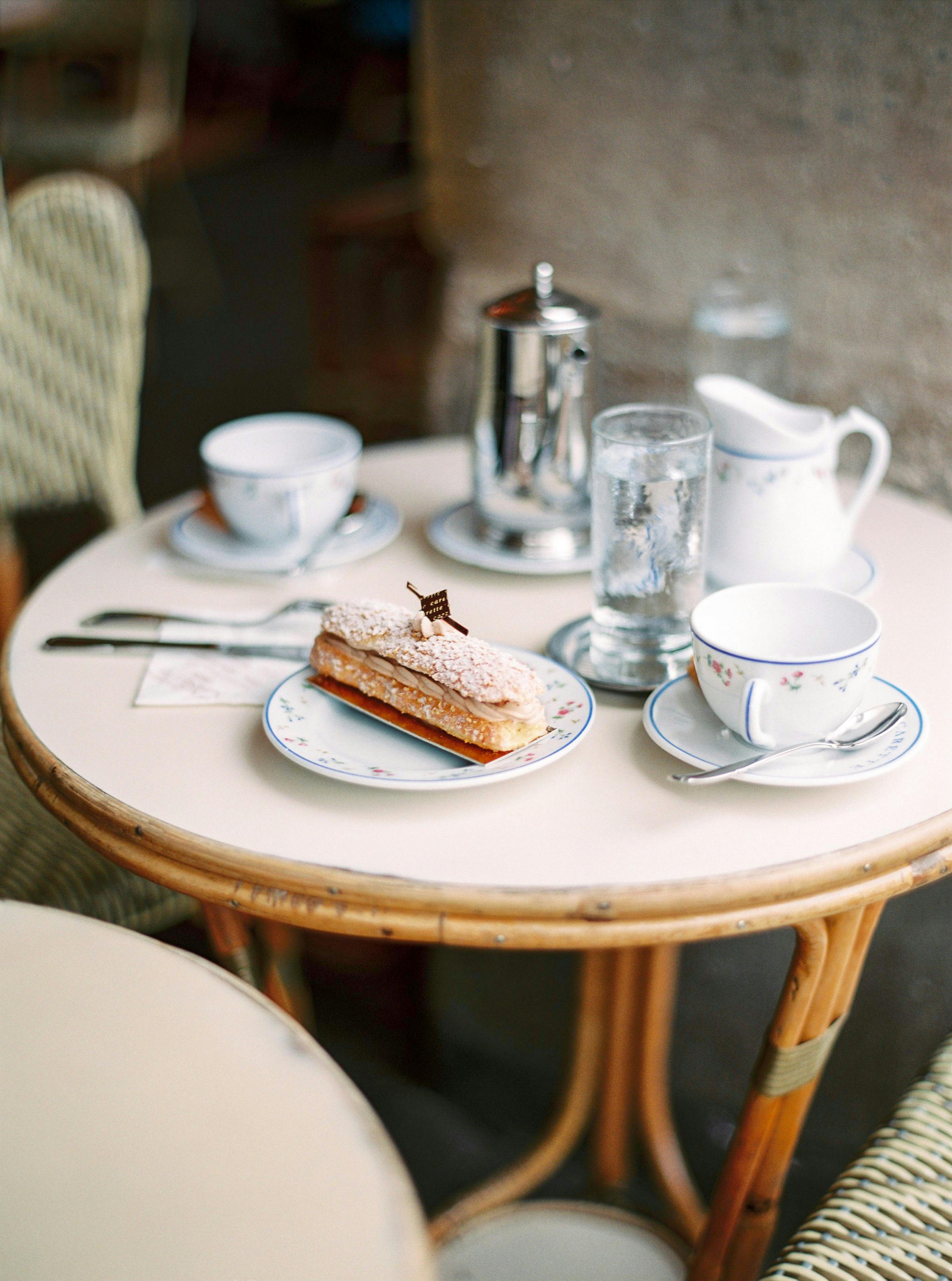 a dessert on a table