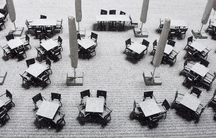 Tables And Chairs In A Square