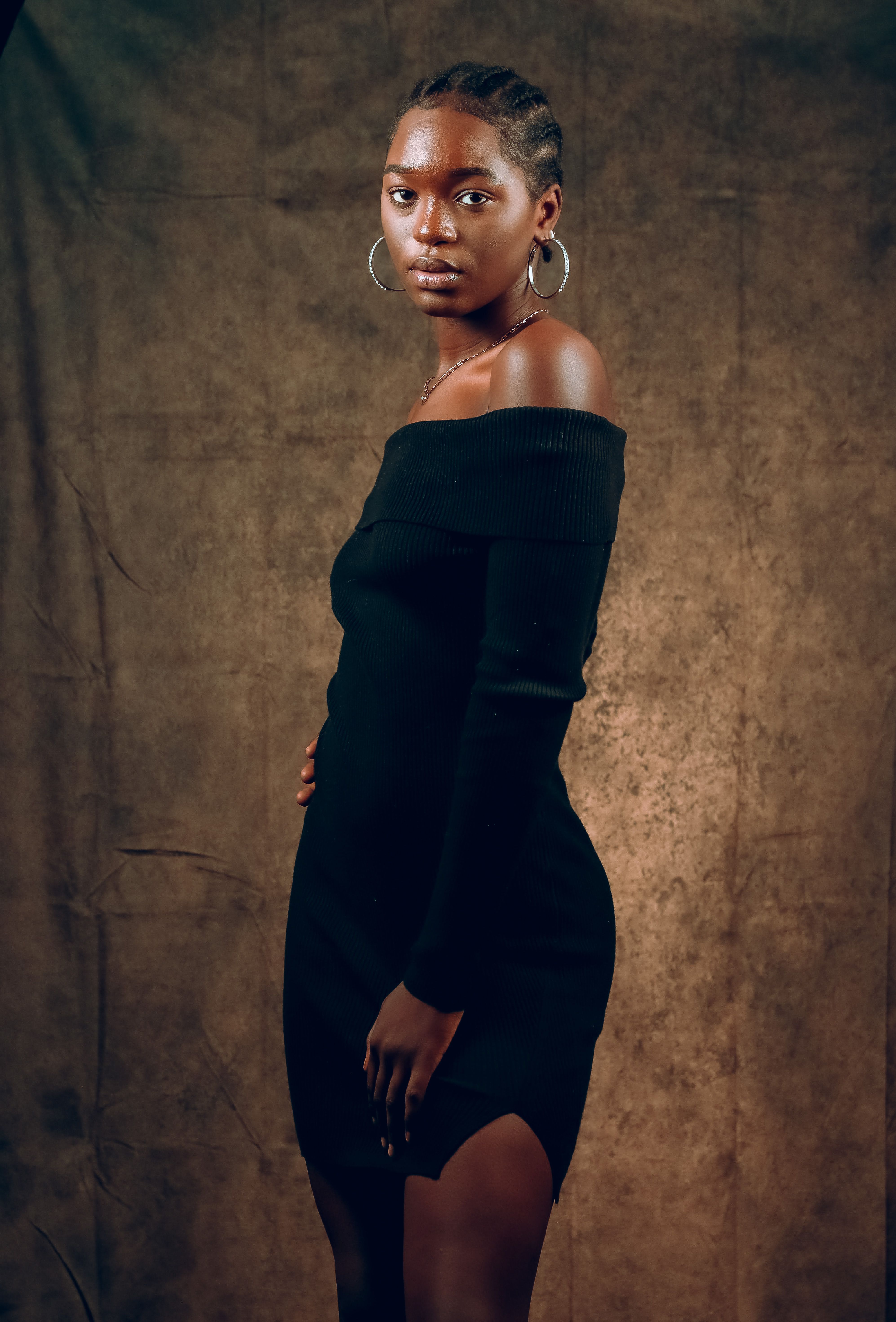 Off Shoulder Black Body