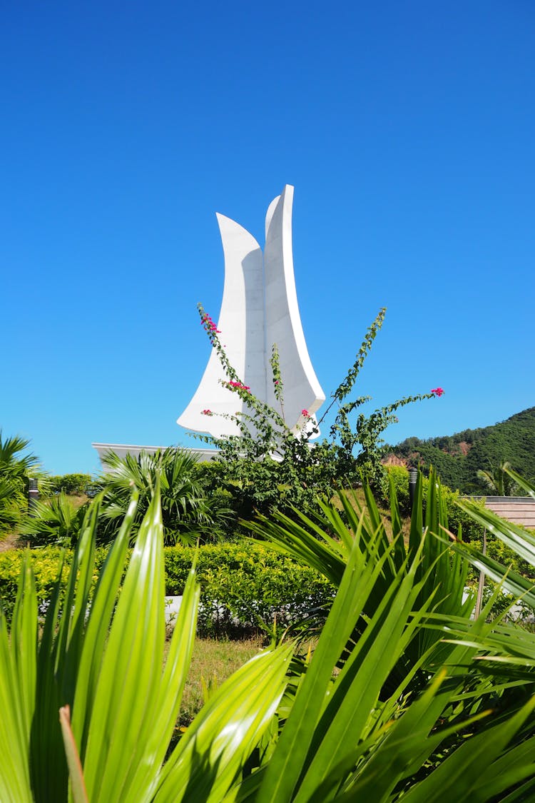 Modern Sculpture In Park