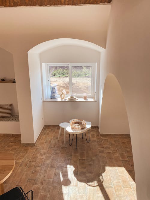Table in Minimalist House Interior