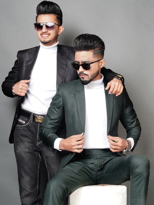 Men in Suits Posing