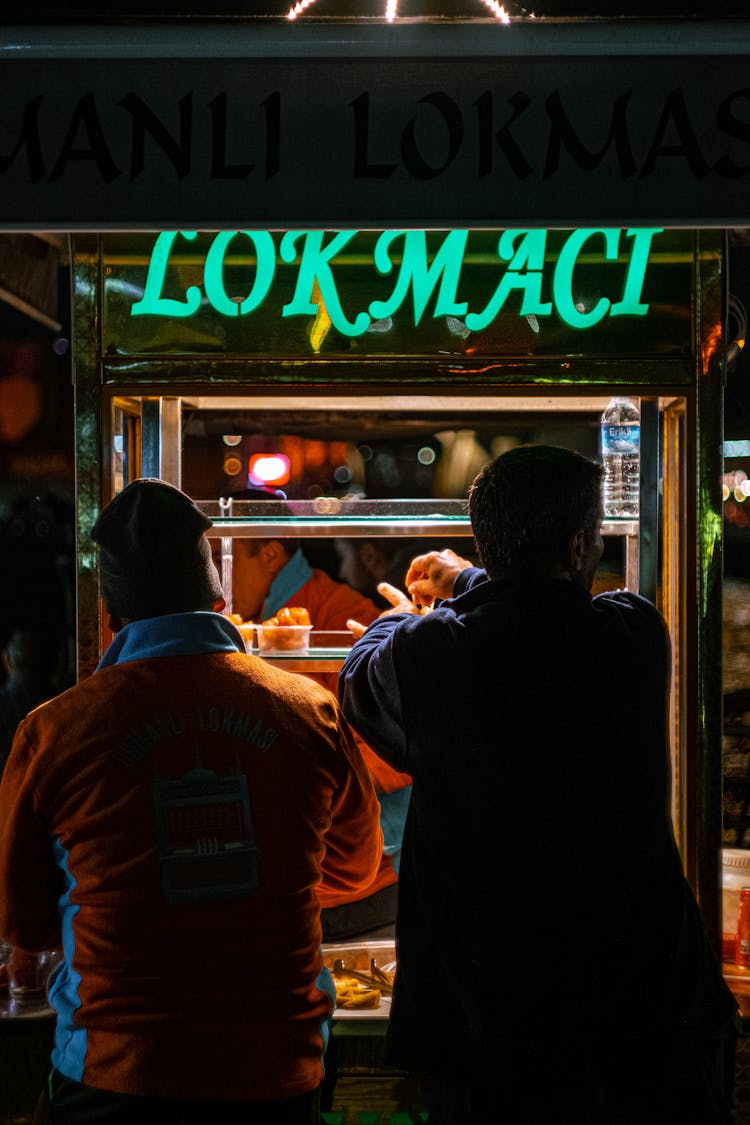 Men Selling Street Food