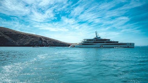 Cruise Ship near Sea Shore