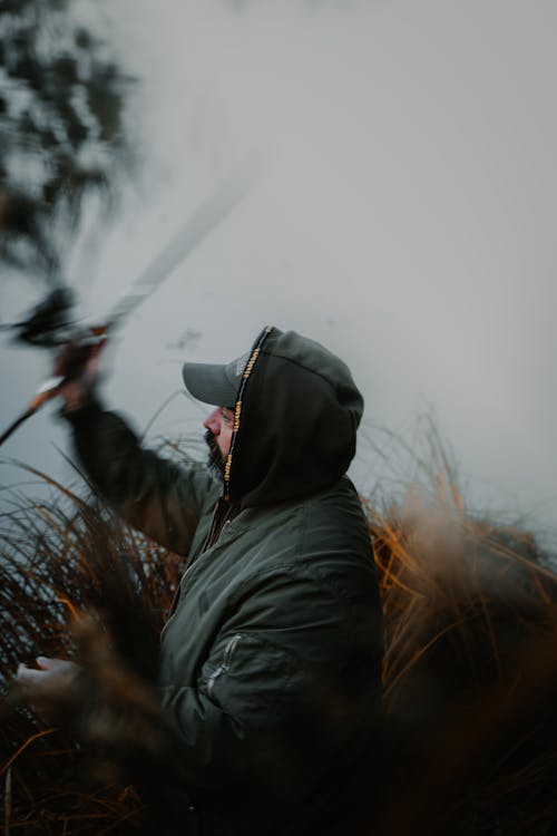 Gratis stockfoto met baard, gieten, hengel