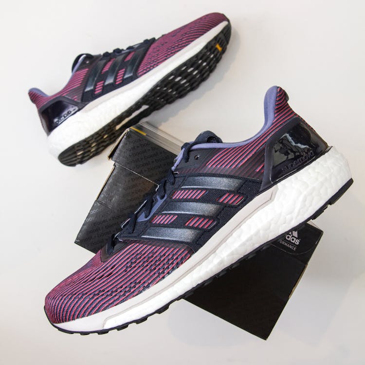 College students wearing stylish shoes