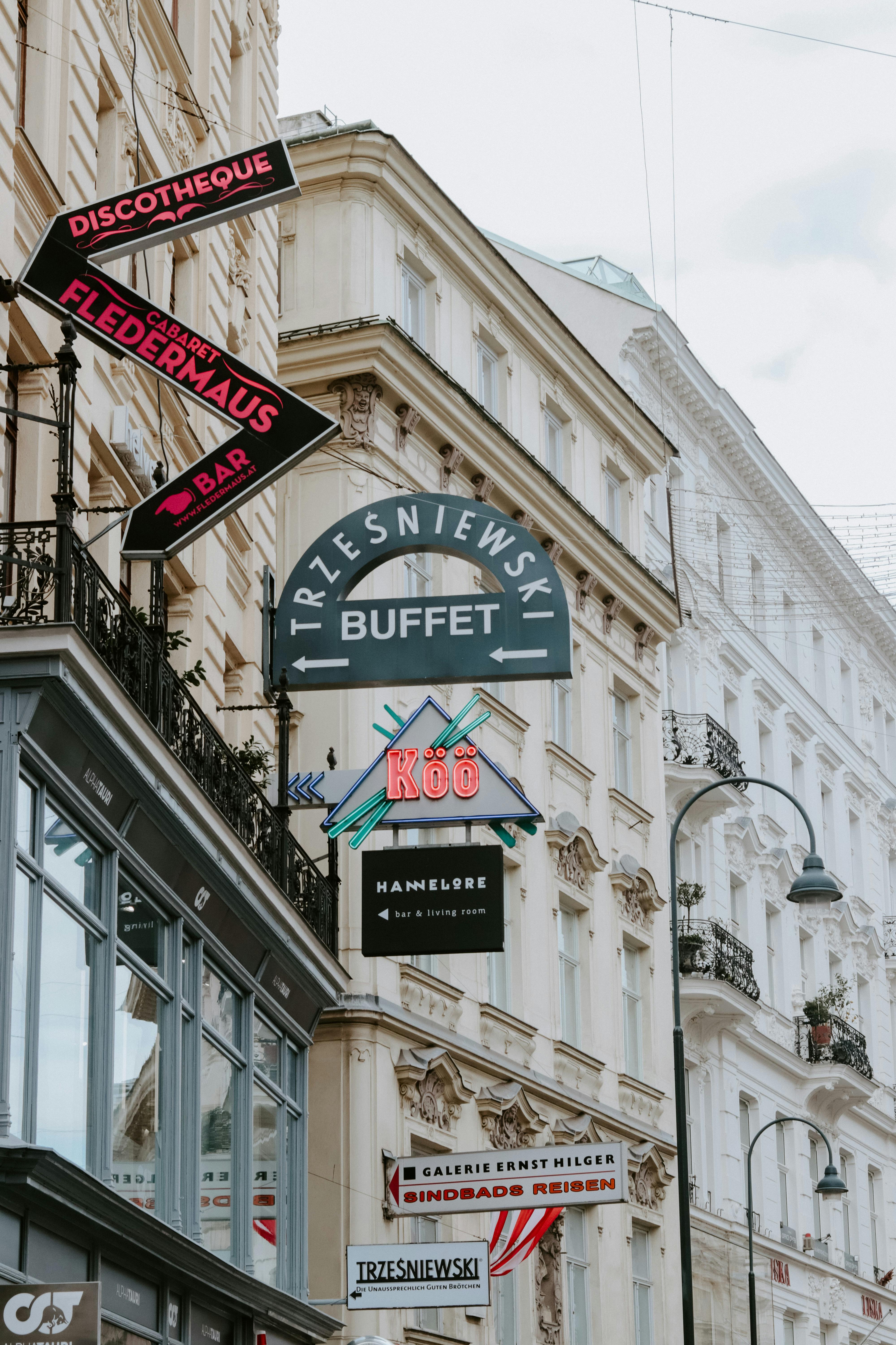 Outdoor Shop Signage of the Building · Free Stock Photo