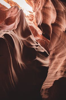 Explore the stunning rock formations and light play inside Antelope Canyon.