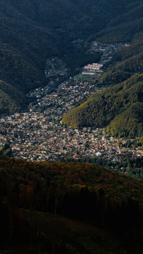 Birds Eye View of Krasnaya Polyana