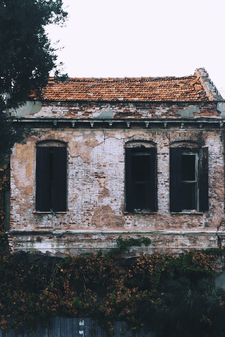 Damaged And Abandoned Building