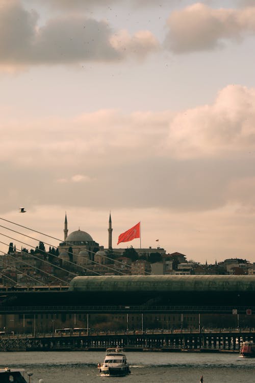 Fotos de stock gratuitas de bandera turca, bósforo, ciudad