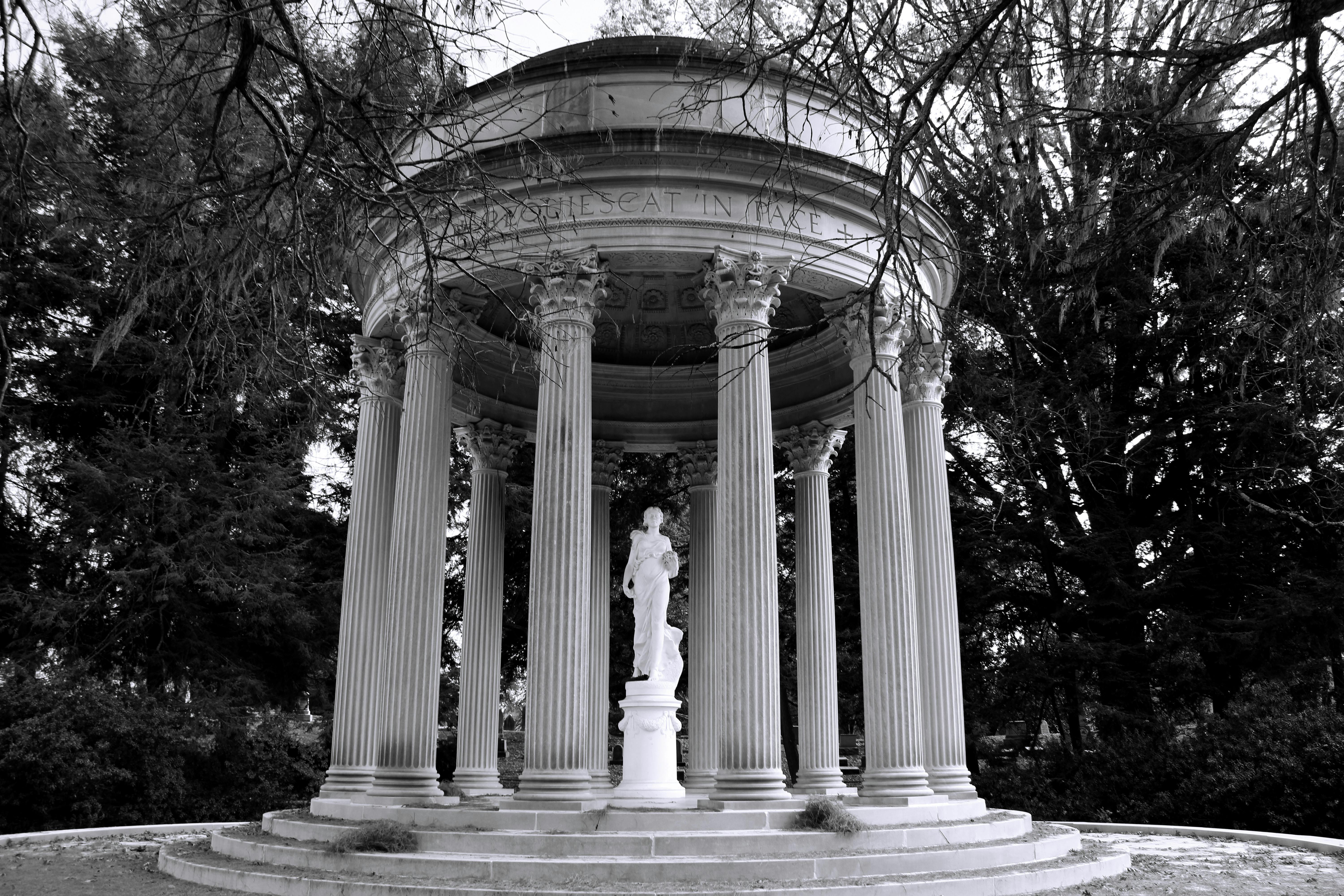 temple of love memorial in cave hill cemetery in louisville kentucky usa