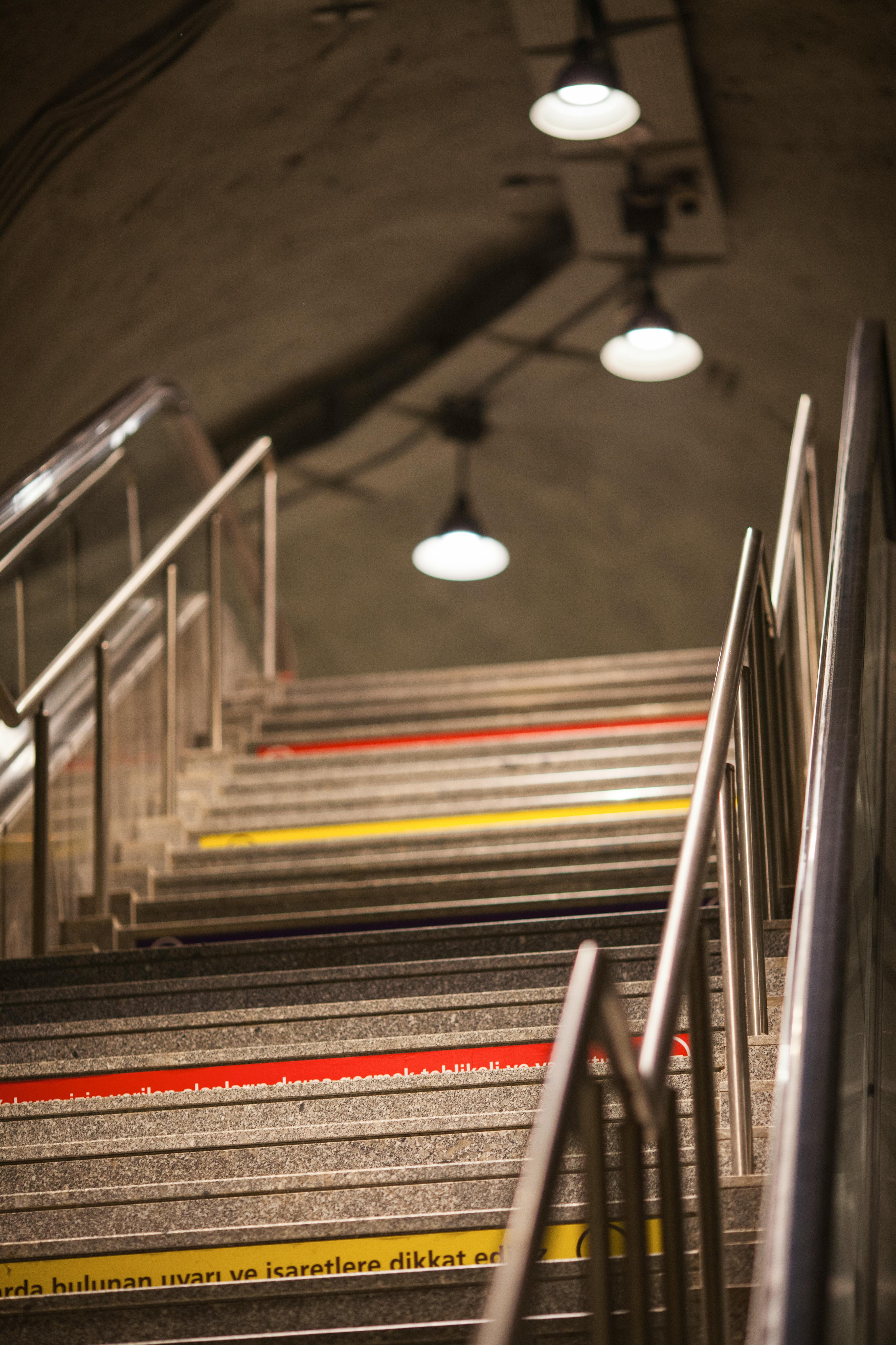 Black and White Stairs Vector Art · Free Stock Photo