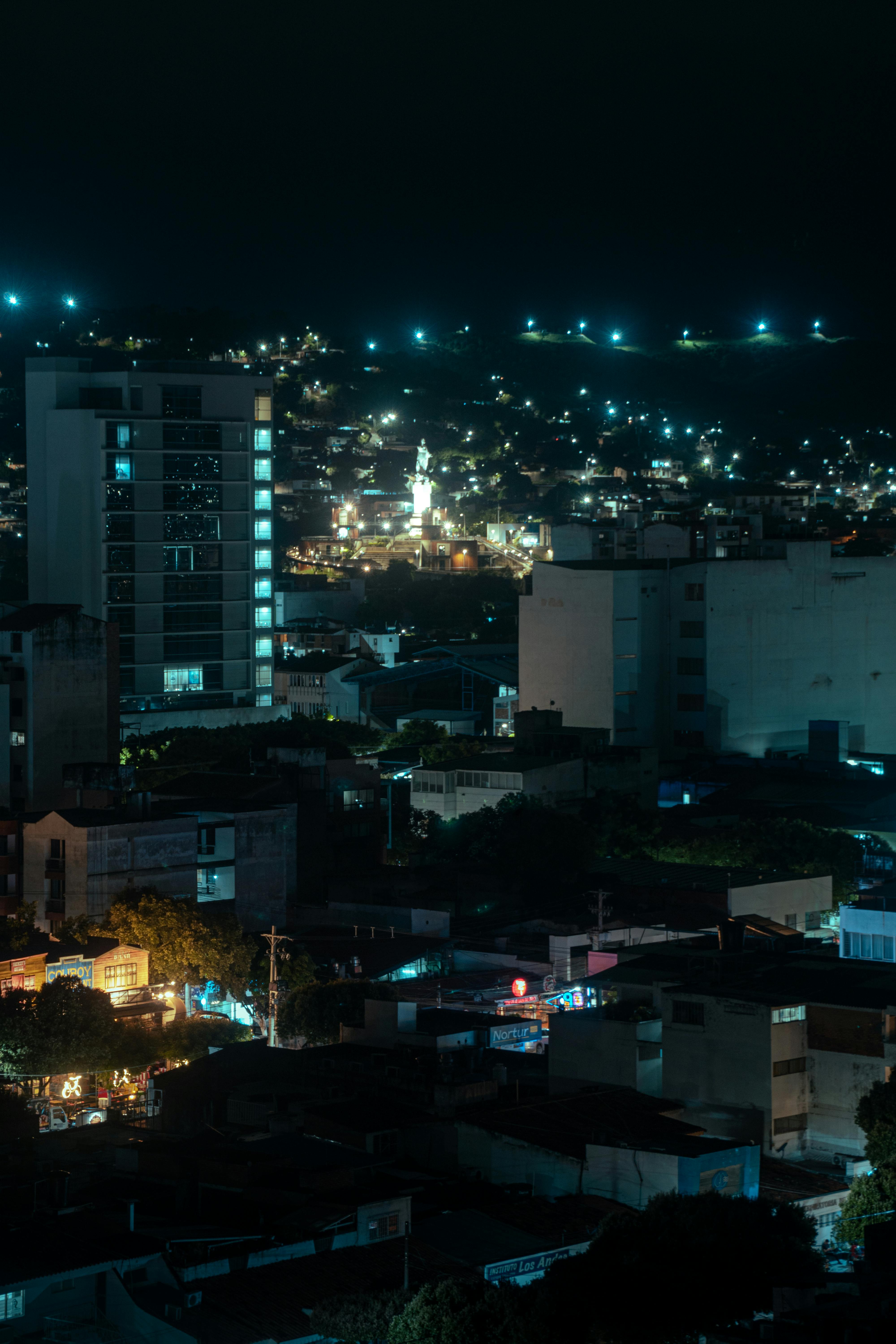 fondo de la noche de la ciudad