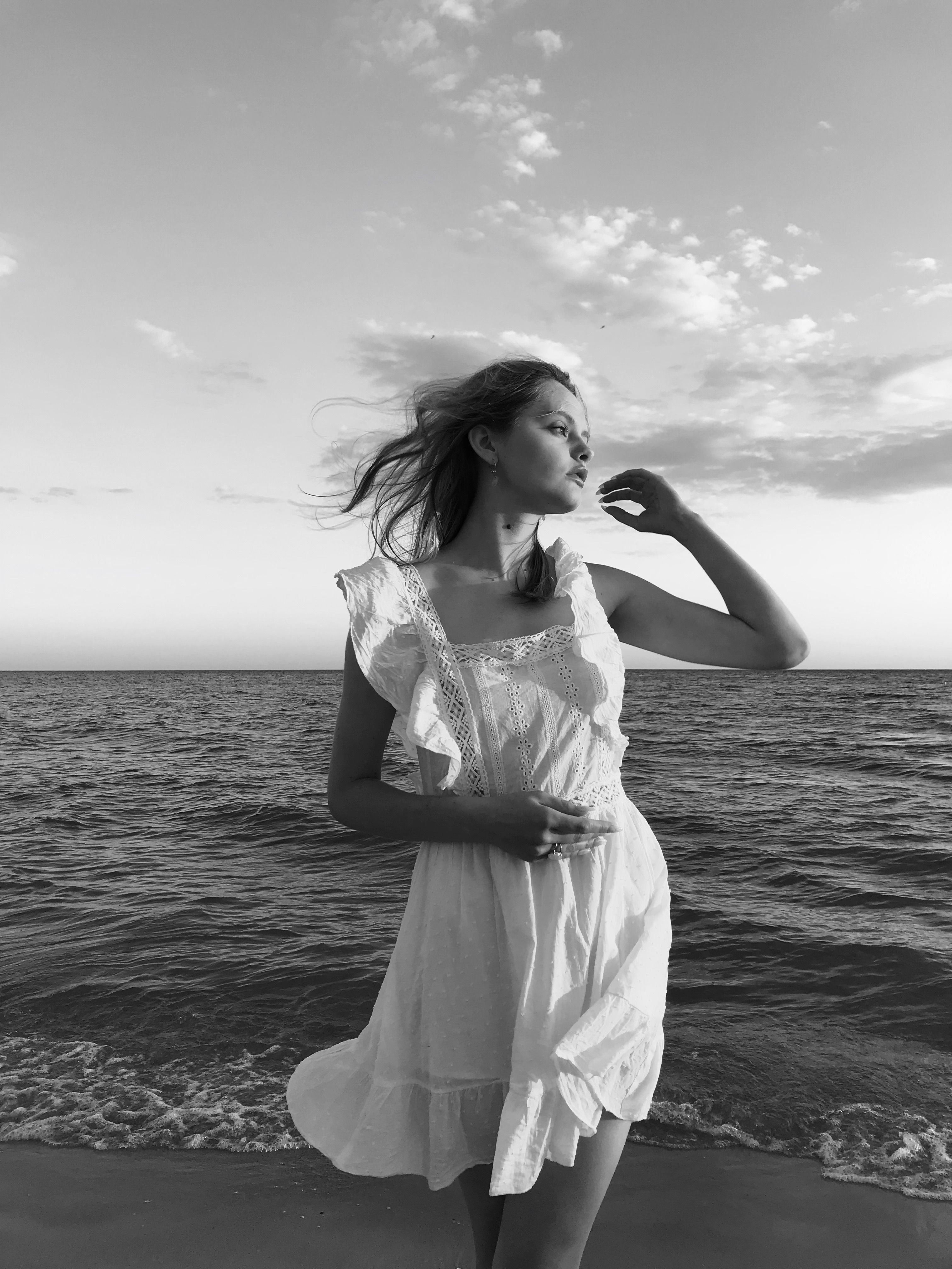 Woman in Swimsuit Standing on Beach · Free Stock Photo