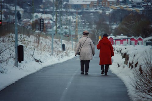 Photos gratuites de chaussée, femmes, froid