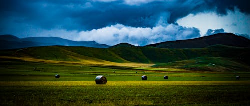 Základová fotografie zdarma na téma denní světlo, farma, hory