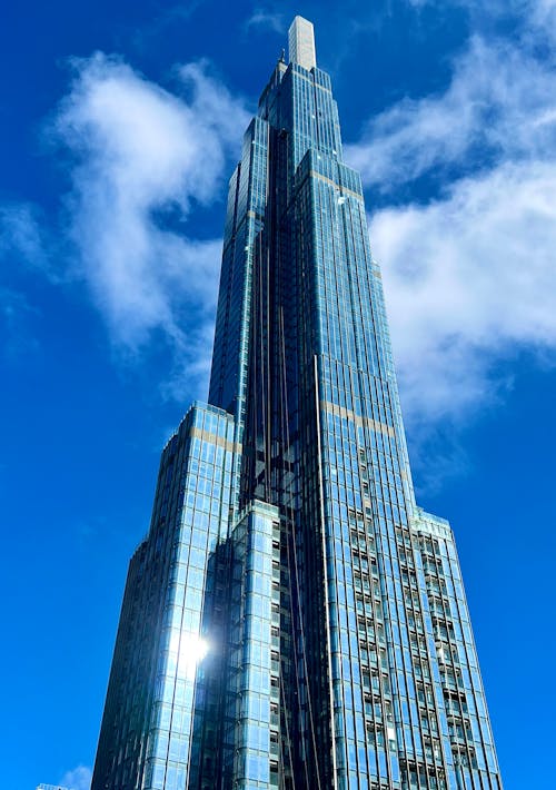 Low Angle Photography of a Tower under Blue Sky