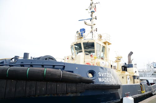 Svitzer Madeira Tug Vessel in a Port 