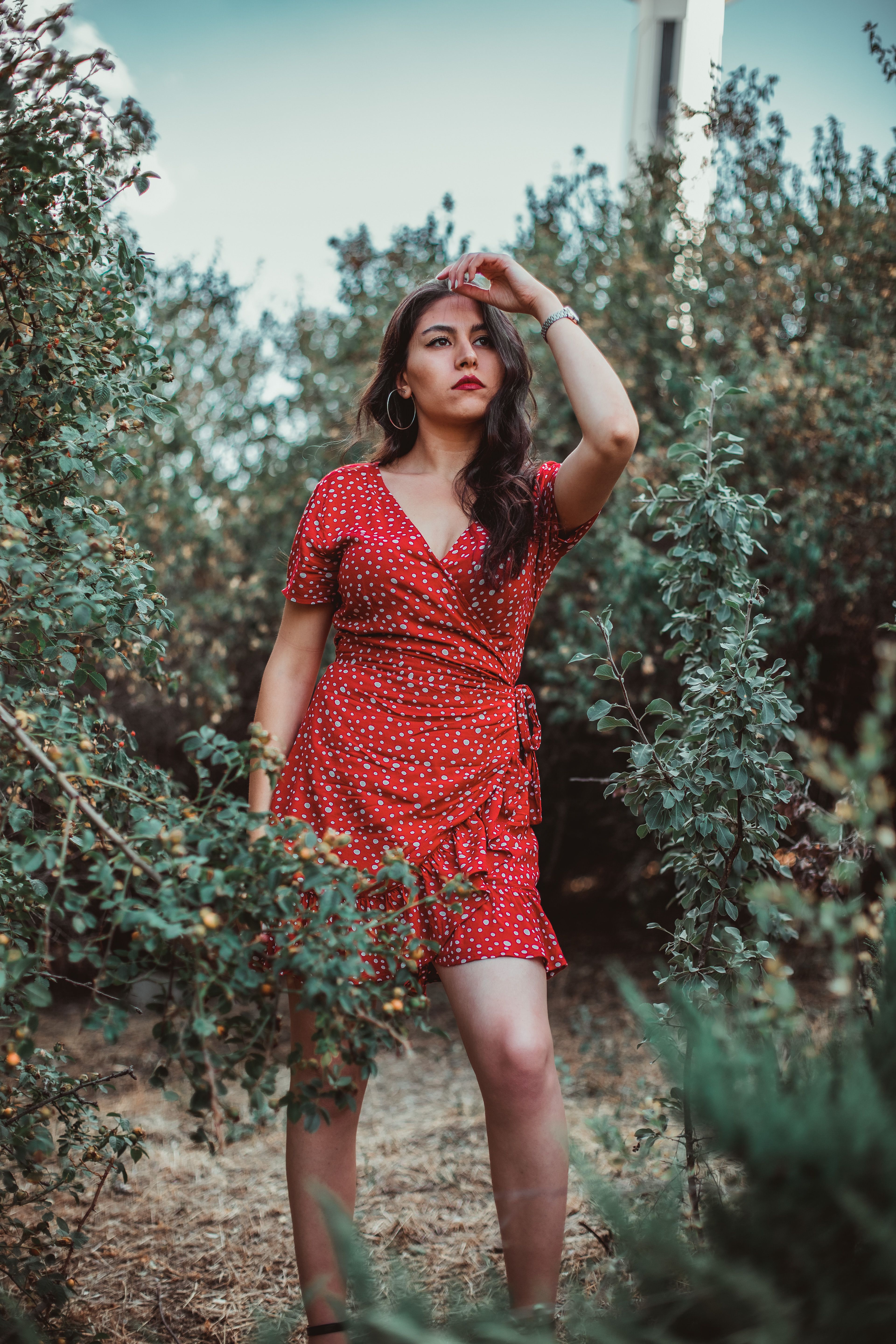 Vestido Floral Vermelho