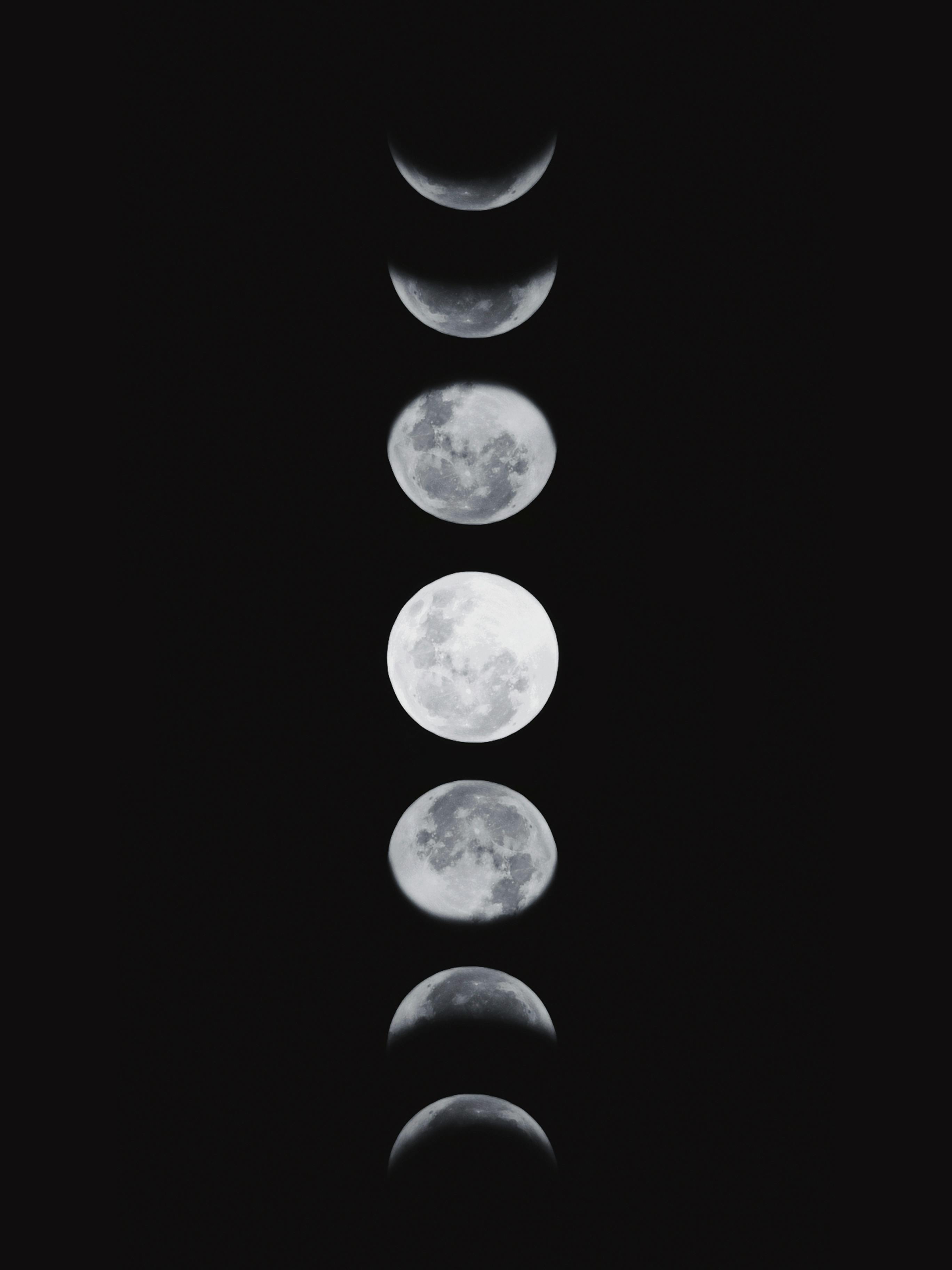 moon phases background