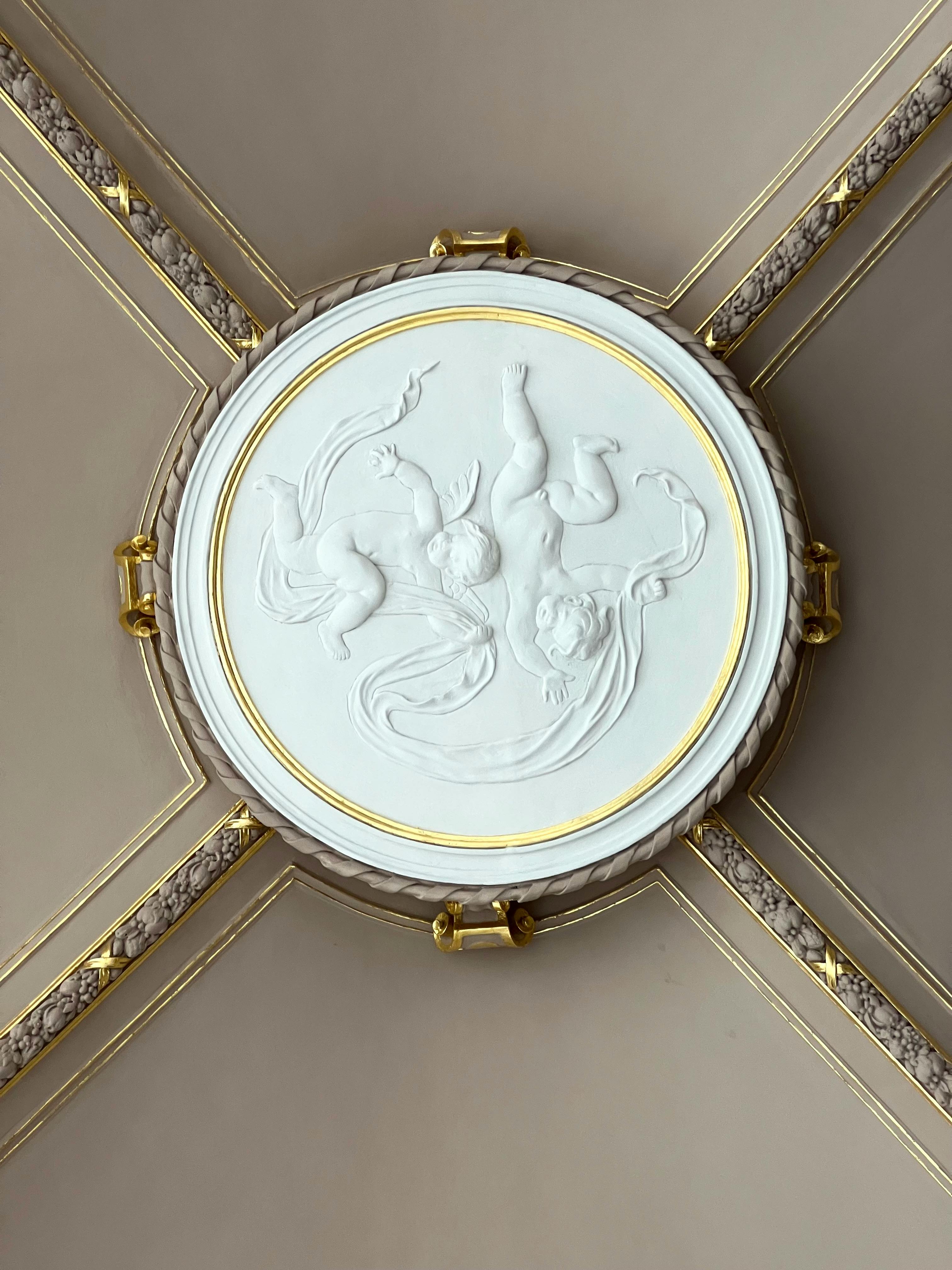 decoration on a ceiling