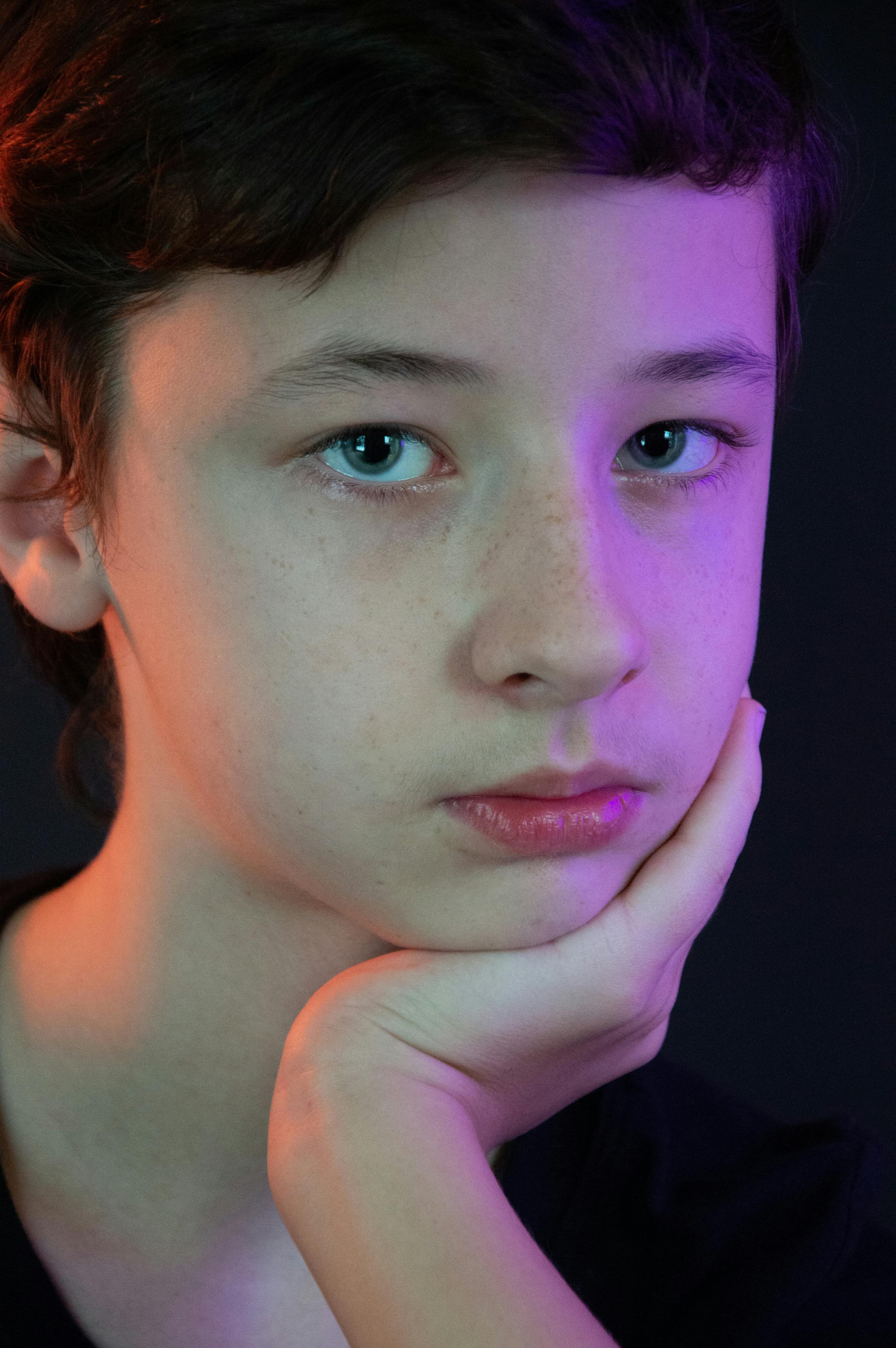 portrait-of-boy-in-mud-free-stock-photo